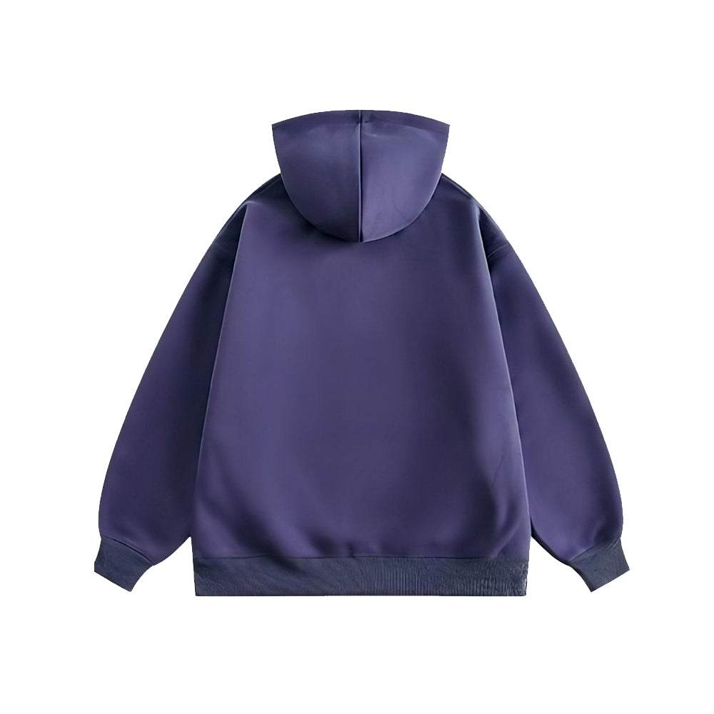 Purple Ramen Graphic Printed Hoodie