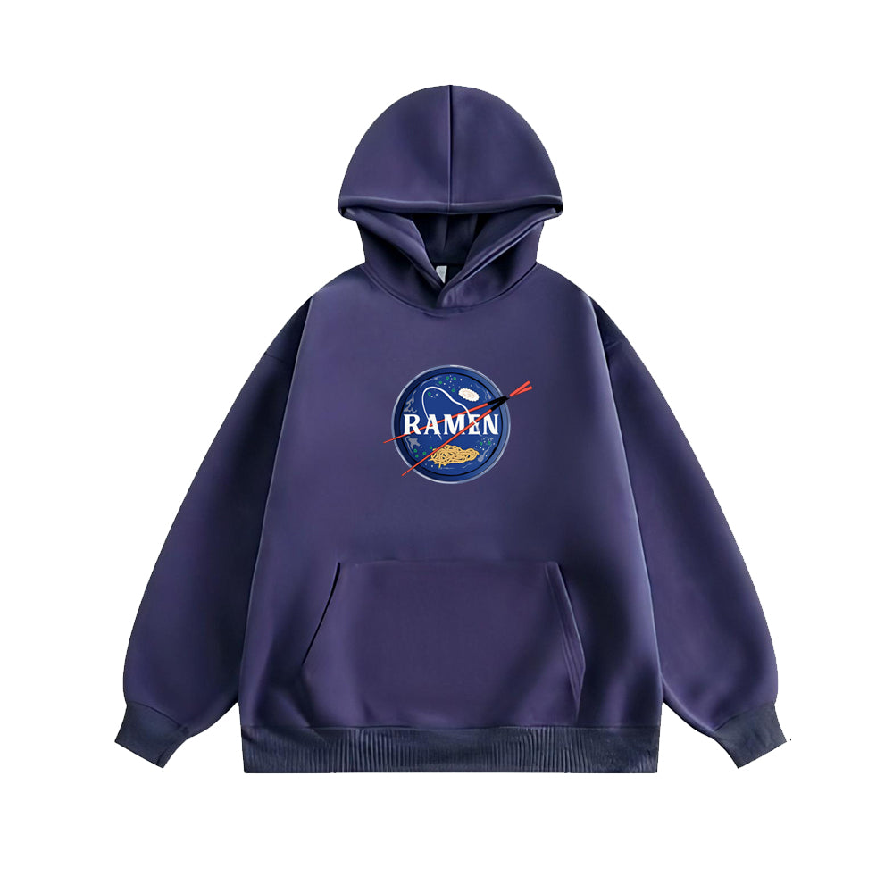 Purple Ramen Graphic Printed Hoodie